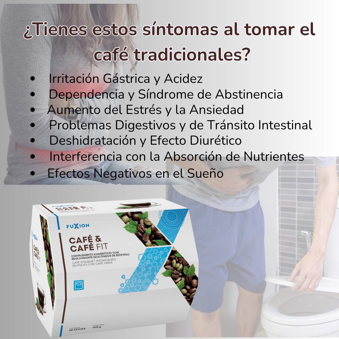 CAFÉ & CAFÉ FIT DE FUXION - Mejora glucosa y ayuda a quemar grasa