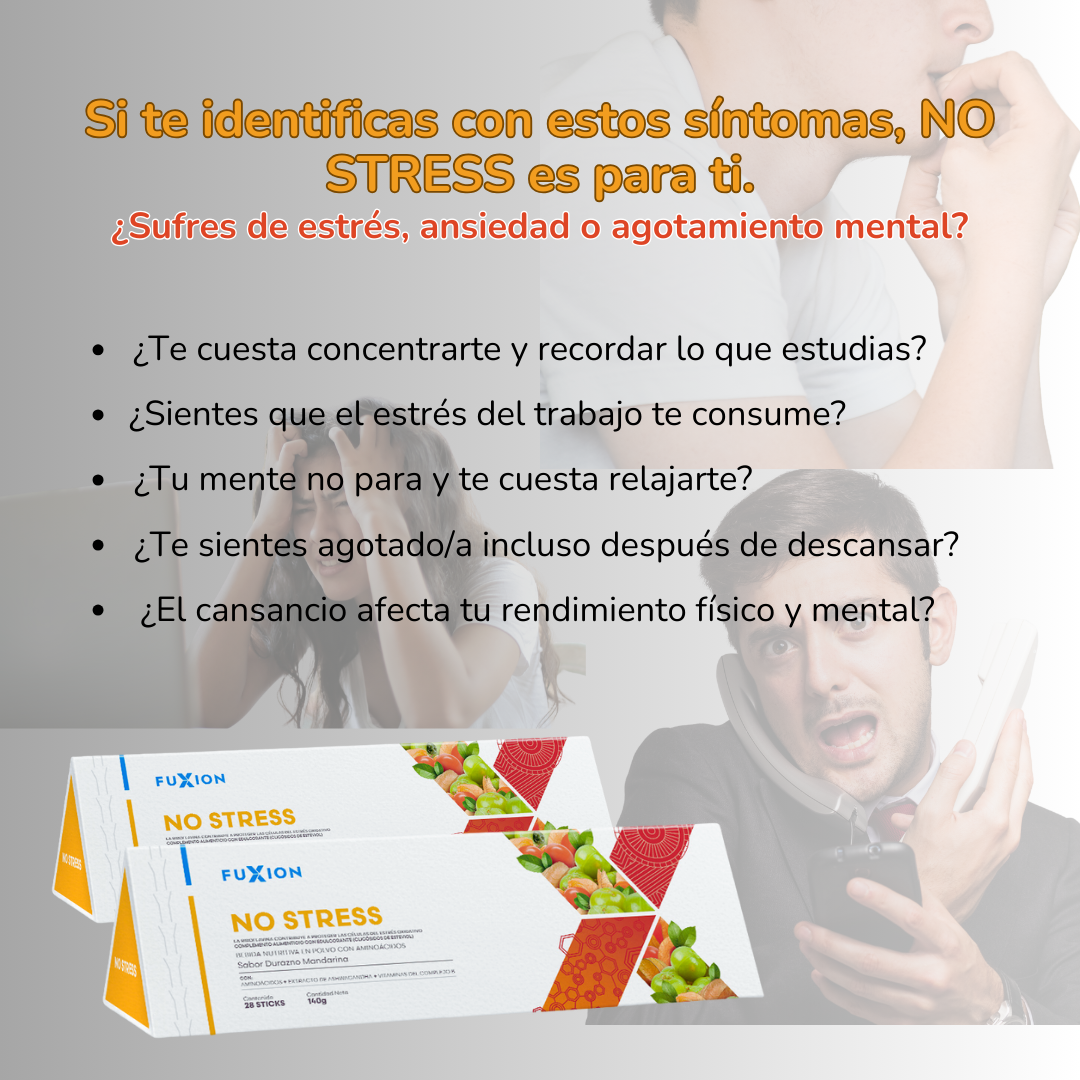 NO STRESS DE FUXION- Relajado, enfocado y en positivo