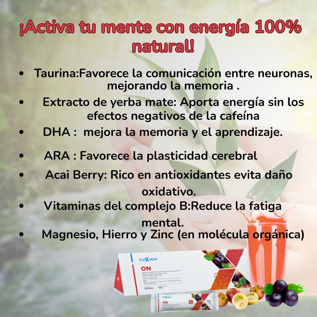 ON DE FUXION ¡MENTE ACTIVA Y ALERTA!