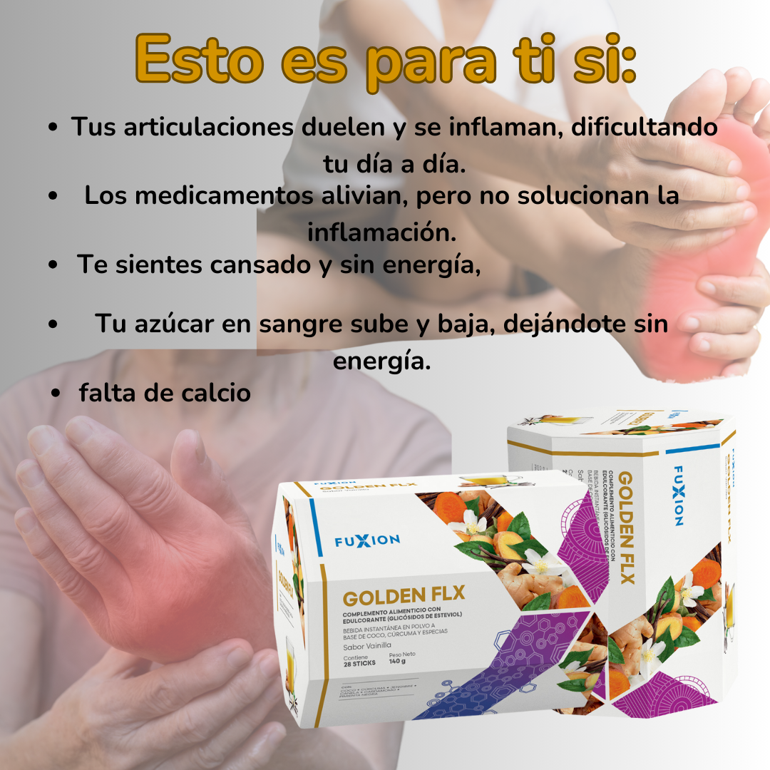 GLODEN FLX DE FUXION - Flexibilidad para articulaciones