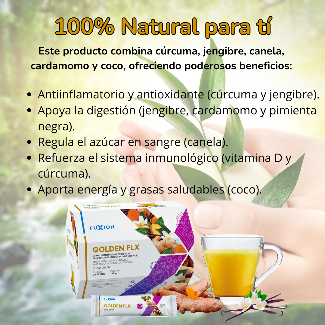 GLODEN FLX DE FUXION - Flexibilidad para articulaciones