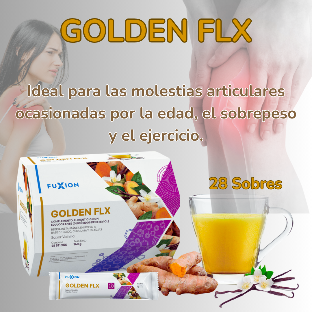 GLODEN FLX DE FUXION - Flexibilidad para articulaciones