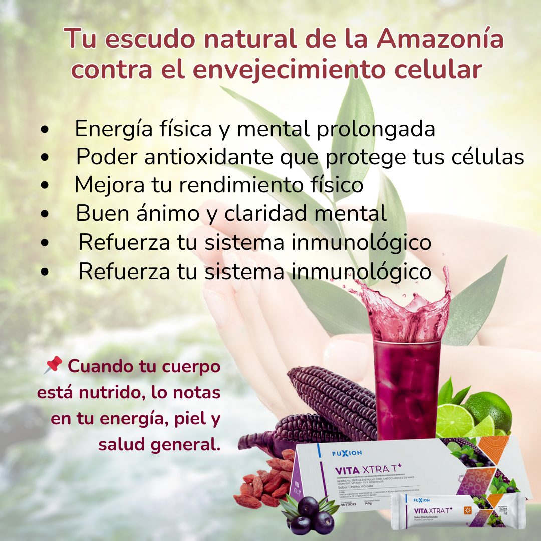 VITA XTRA T+ de FuXion Multivitaminico y Multimineral