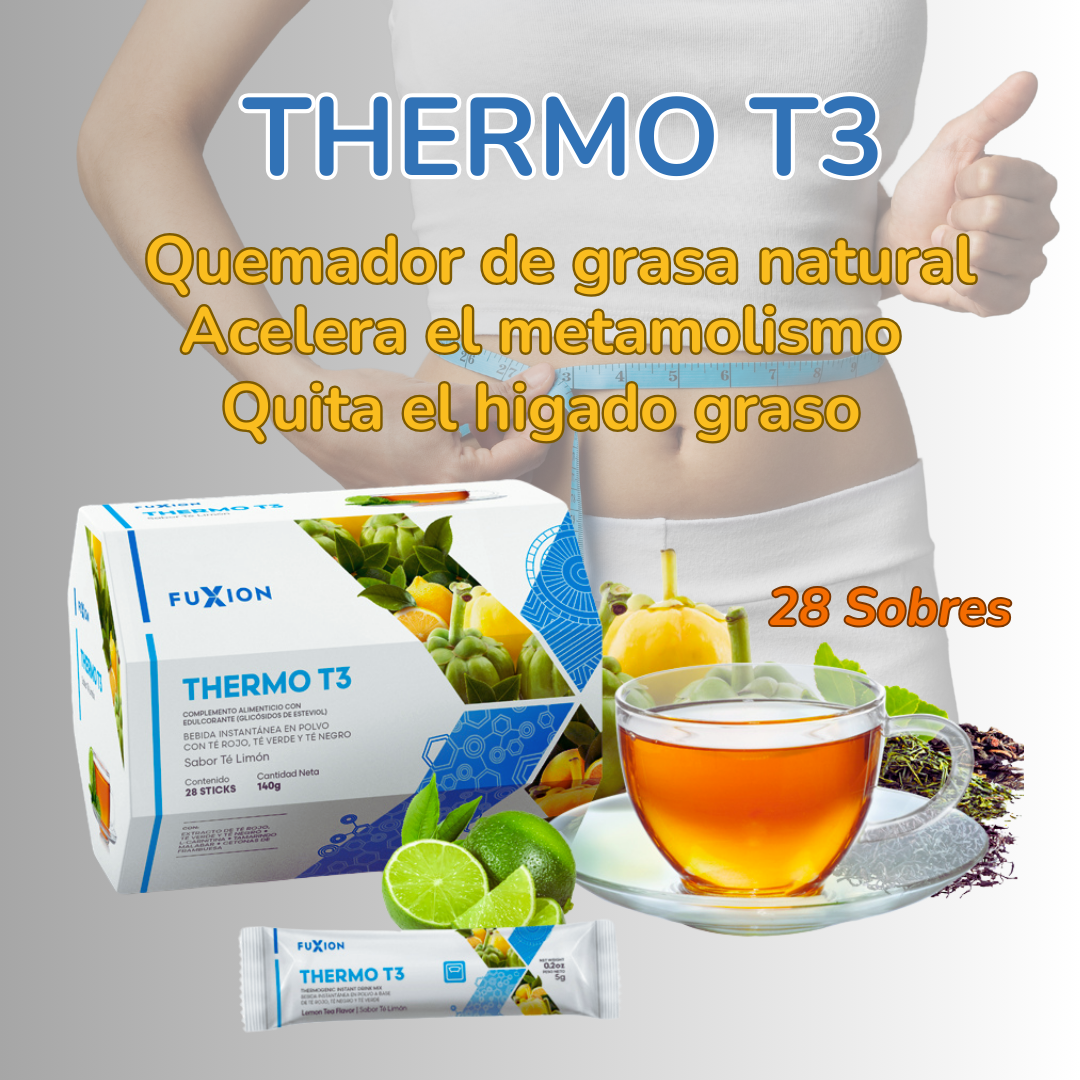 THERMO T3 DE FUXION-Quema Grasa Natural