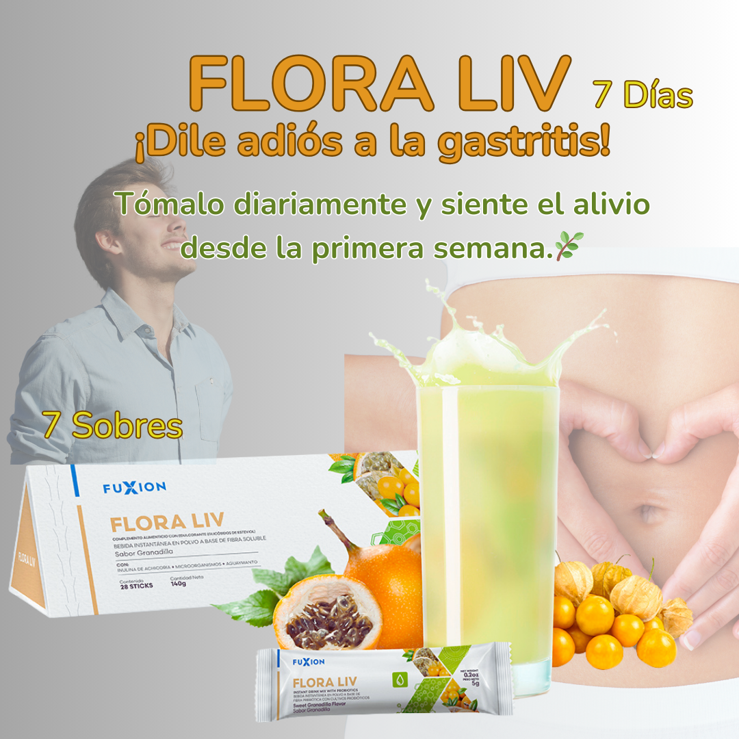 FLORA LIV DE FUXION - Bebida Probiótica natural