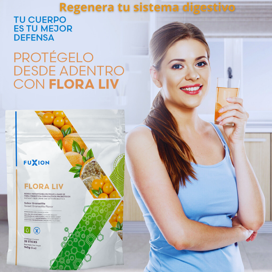 FLORA LIV DE FUXION - Bebida Probiótica natural