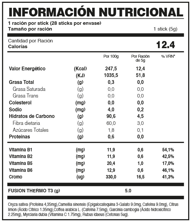 THERMO T3 DE FUXION-Quema Grasa Natural