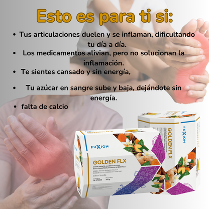 GLODEN FLX DE FUXION  - Flexibilidad para articulaciones