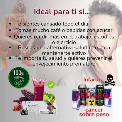 VITA XTRA T+ de FuXion Multivitaminico y Multimineral