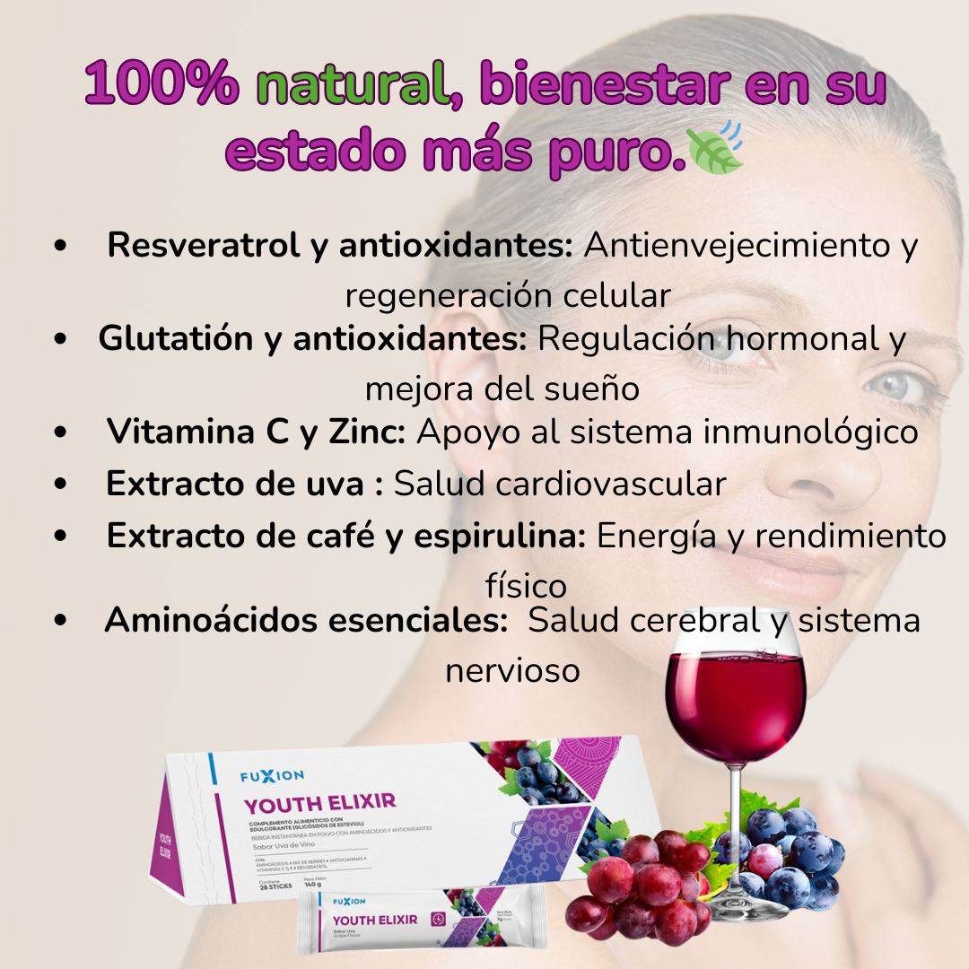YOUTH ELIXIR DE FUXION - Activa la Hormona de la Juventud