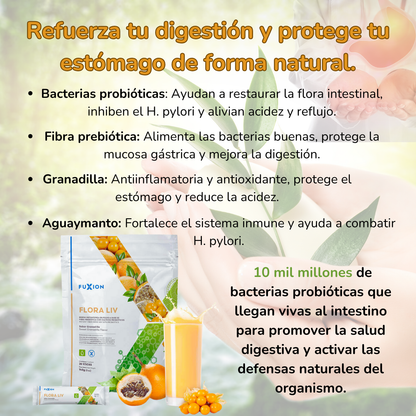 FLORA LIV DE FUXION - Bebida Probiótica natural