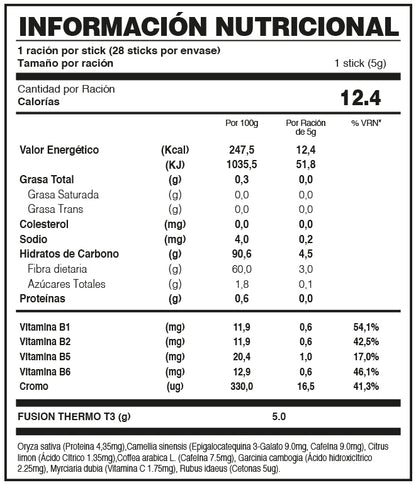 THERMO T3 DE FUXION-Quema Grasa Natural
